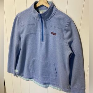 Vineyards Vines Martha’s Vineyard blue 1/4 zip pullover size XL